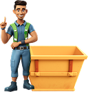 2 Cubic Metre Skip Bin